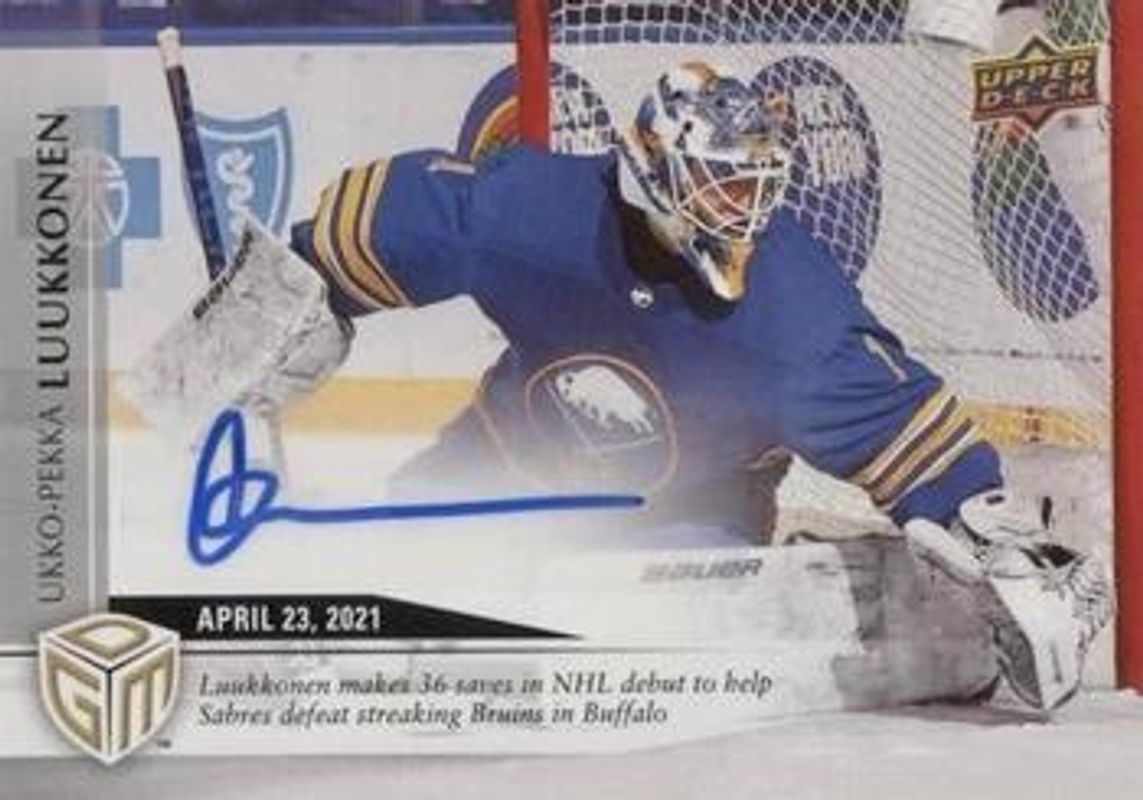 2020 Upper Deck Game Dated Moments #45 Autographs Achievements