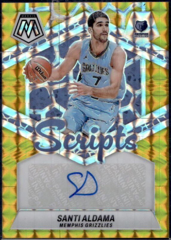 2023 Mosaic #MS-ALD Scripts - Gold /10