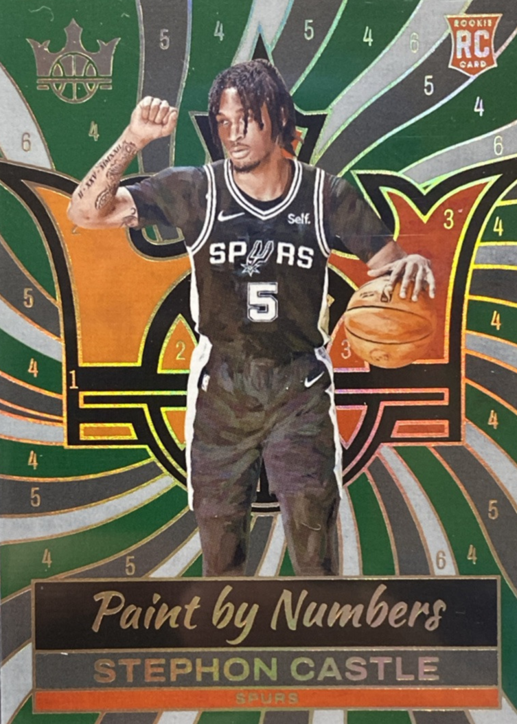Stephon Castle 2024 Court Kings #13 Paint by Numbers /(SSP) Price