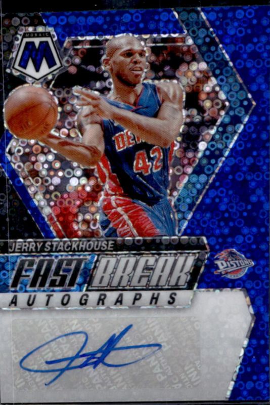 2023 Mosaic #47 Fast Break Autographs - Blue /25