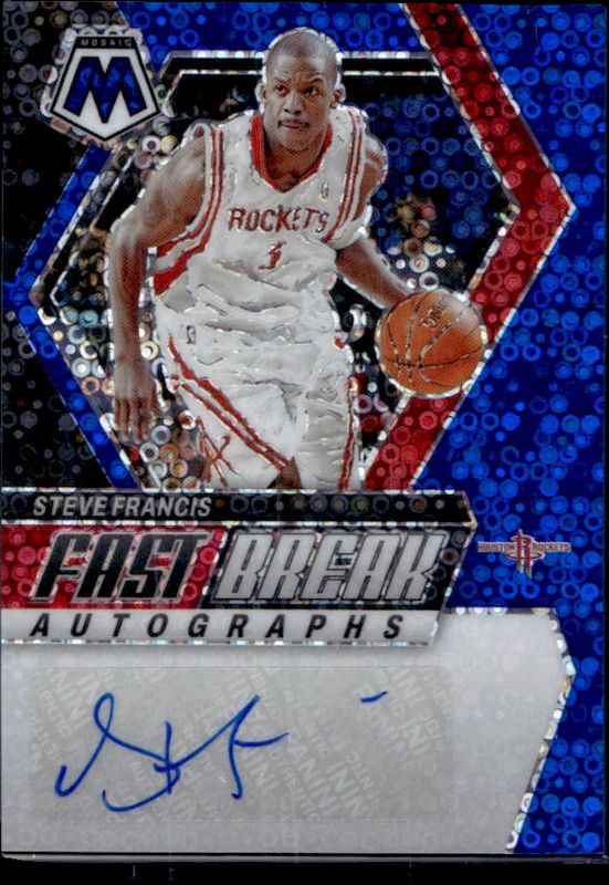 2023 Mosaic #53 Fast Break Autographs - Blue /25