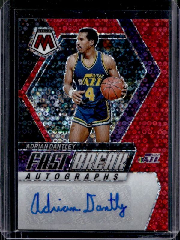 2023 Mosaic #FB-DAN Fast Break Autographs - Red