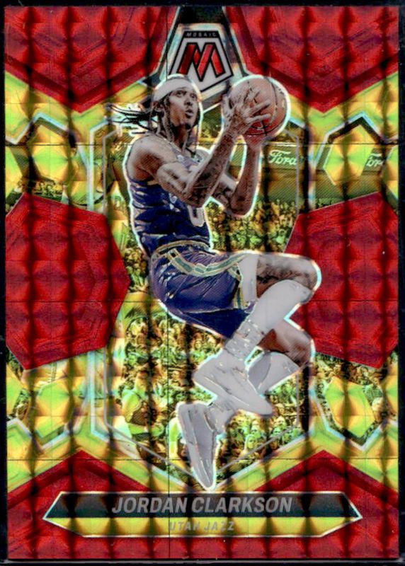 2023 Mosaic #42 Choice Fusion Red & Yellow /75