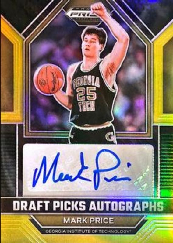 2023 Prizm Draft Picks #DPA-MPG Draft Picks Autographs - Black Gold /5
