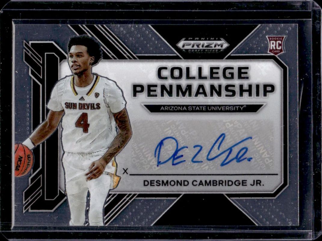 2023 Prizm Draft Picks #CP-DCJ College Penmanship