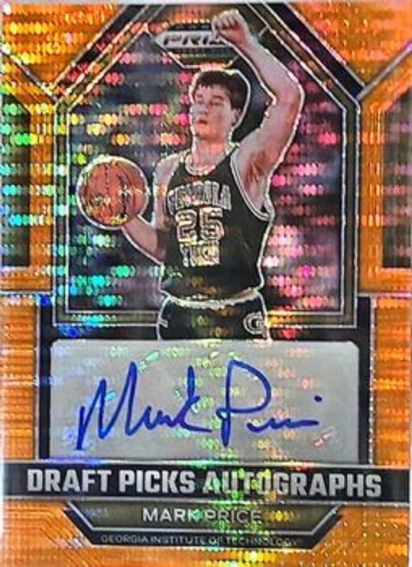 2023 Prizm Draft Picks #DPA-MPG Draft Picks Autographs - Orange Pulsar /49
