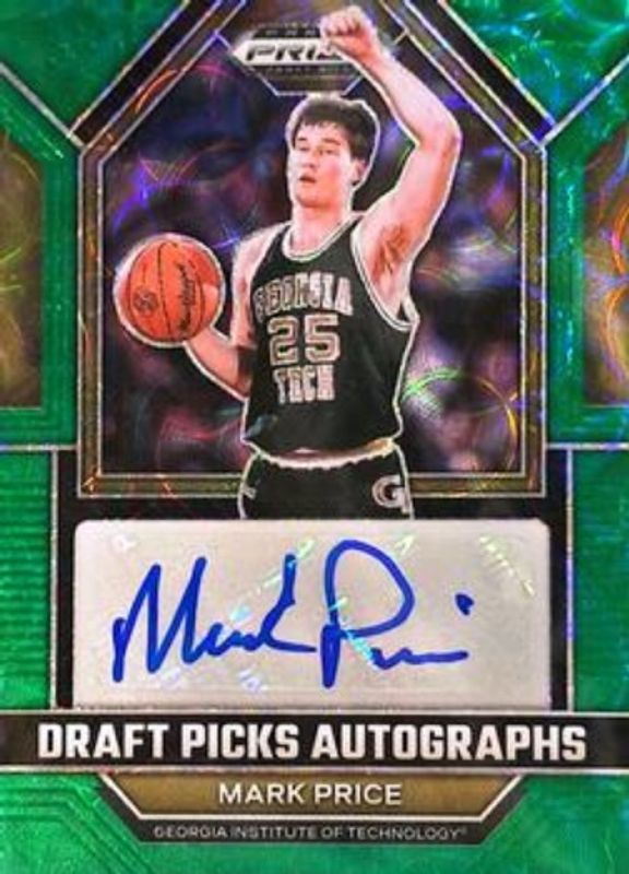 2023 Prizm Draft Picks #DPA-MPG Draft Picks Autographs - Choice Green /8