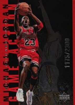 1998 Upper Deck Michael Jordan Living Legend #G18 Game Action Red