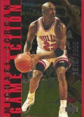1998 Upper Deck Michael Jordan Living Legend #G10 Game Action Red