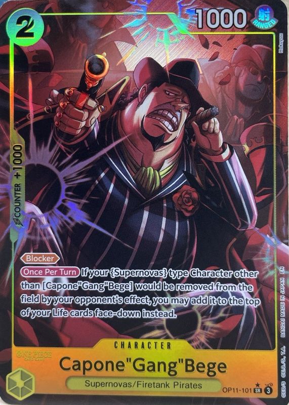 2025 A Fist of Divine Speed #OP11-101 Super Rare (Alternate Art)