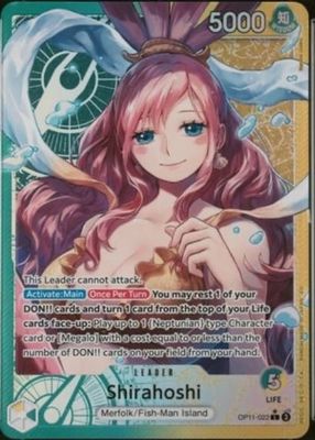 2025 A Fist of Divine Speed #OP11-022 Leader (Alternate Art)