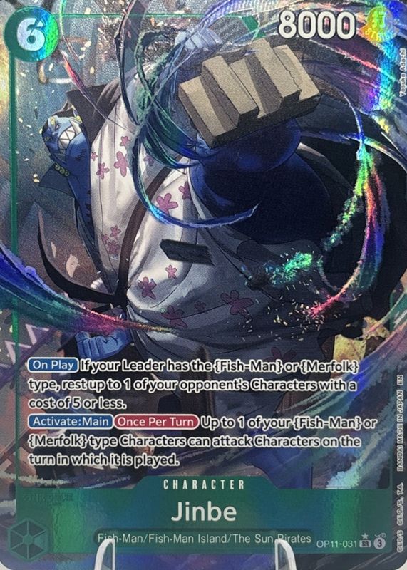 2025 A Fist of Divine Speed #OP11-031 Super Rare (Alternate Art)