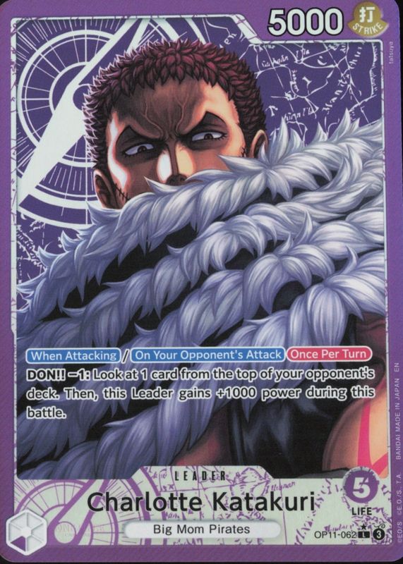 2025 A Fist of Divine Speed #OP11-062 Leader (Alternate Art)