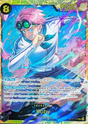 2025 A Fist of Divine Speed #OP11-119 Secret Rare