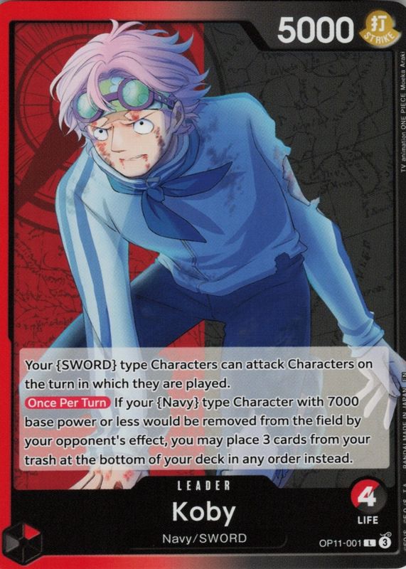 2025 A Fist of Divine Speed #OP11-001 Leader