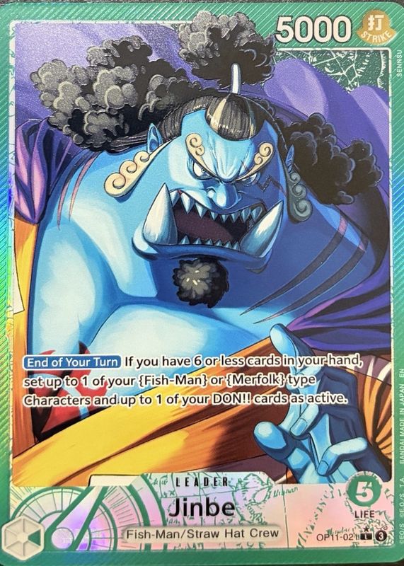 2025 A Fist of Divine Speed #OP11-021 Leader