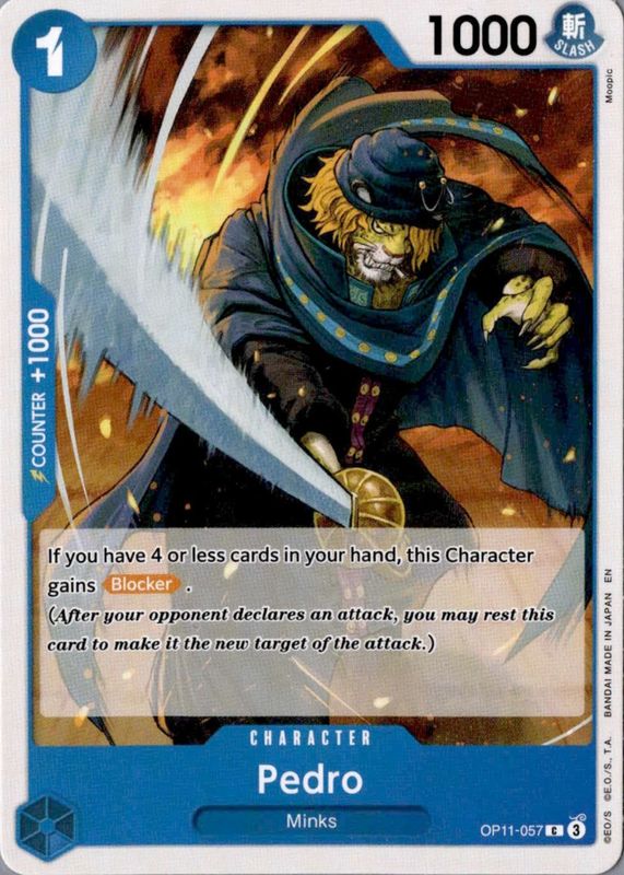 2025 A Fist of Divine Speed #OP11-057 Base