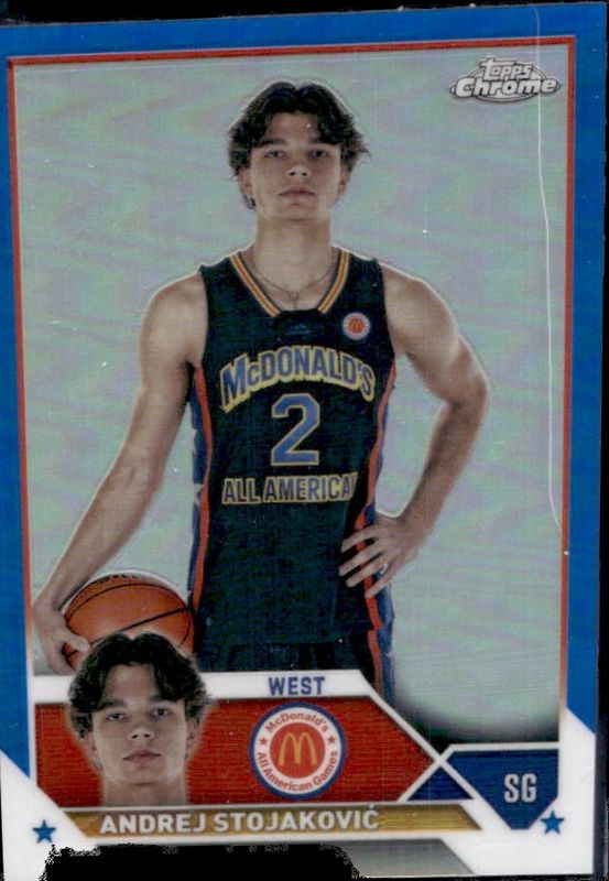 2023 Topps Chrome McDonald's All-American #71 Blue Refractor /99