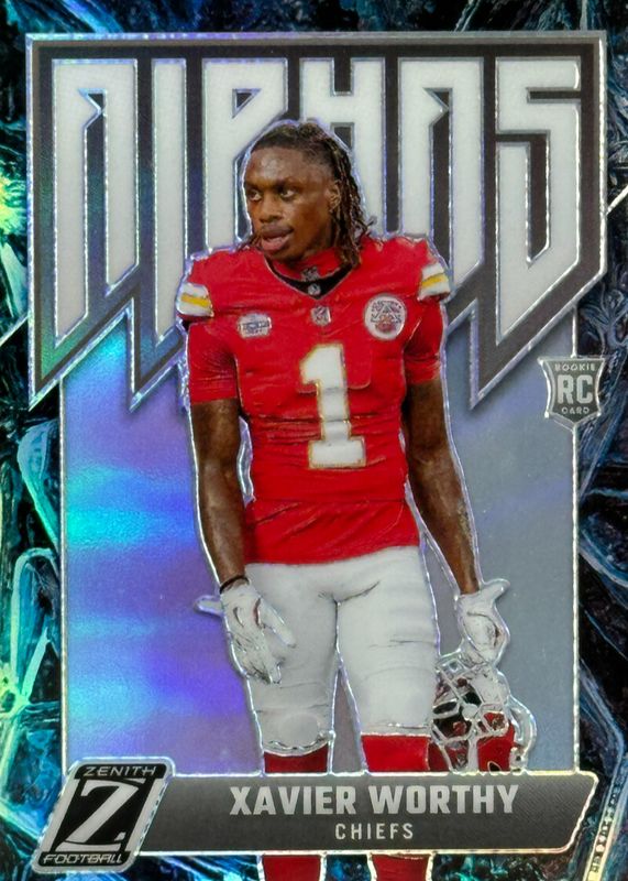 Xavier Worthy 2024 Zenith #7 Alphas /(SSP) Rookie RAW