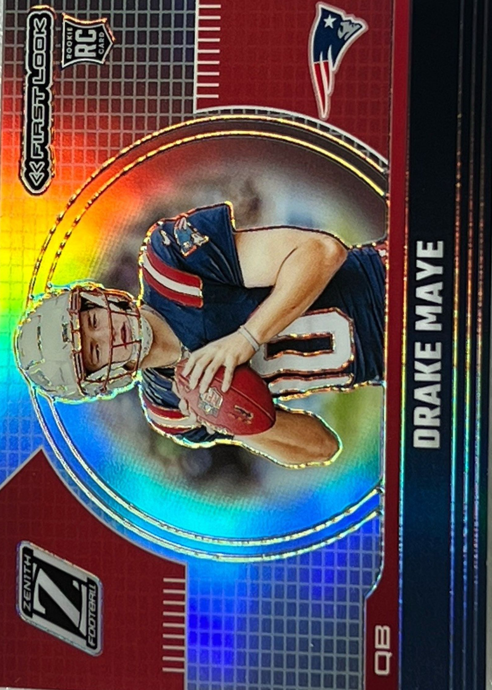 Drake Maye 2024 Zenith #3 First Look /(SSP) Price Guide - Sports