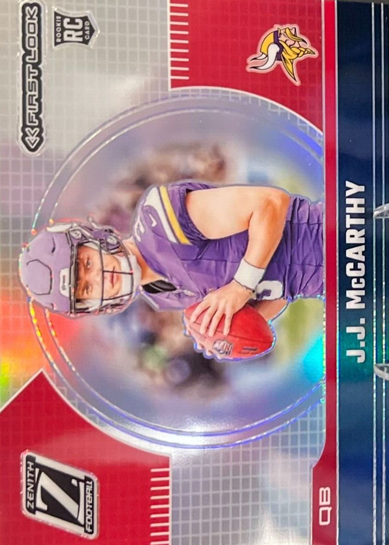 JJ McCarthy 2024 Zenith #10 First Look /(SSP) Price Guide - Sports