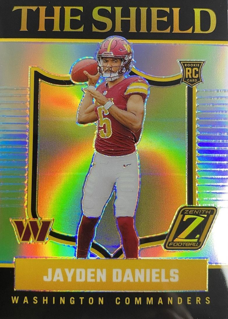 Jayden Daniels 2024 Zenith #2 The Shield /(SSP) Price Guide