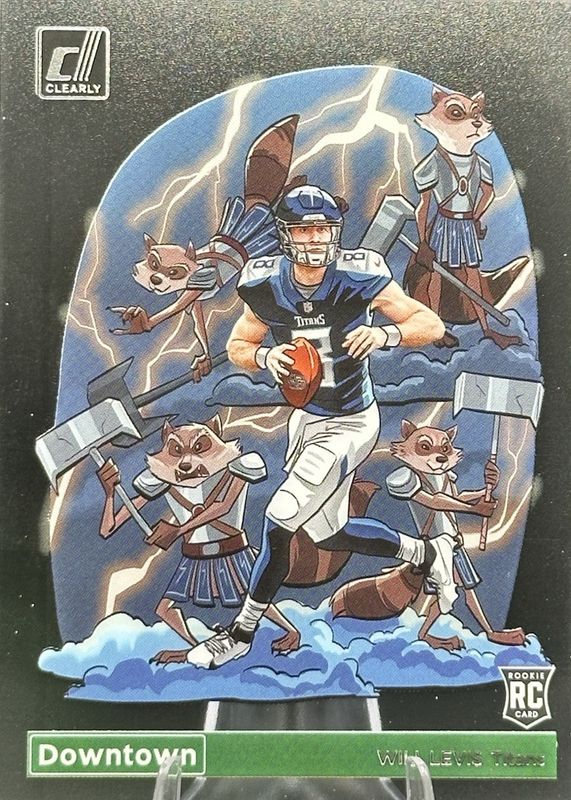 Will Levis 2023 Clearly Donruss #29 Downtown /(SSP) Rookie RAW