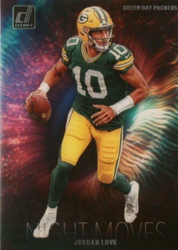 Jordan Love 2023 Clearly Donruss #7 Night Moves /(SSP) Price