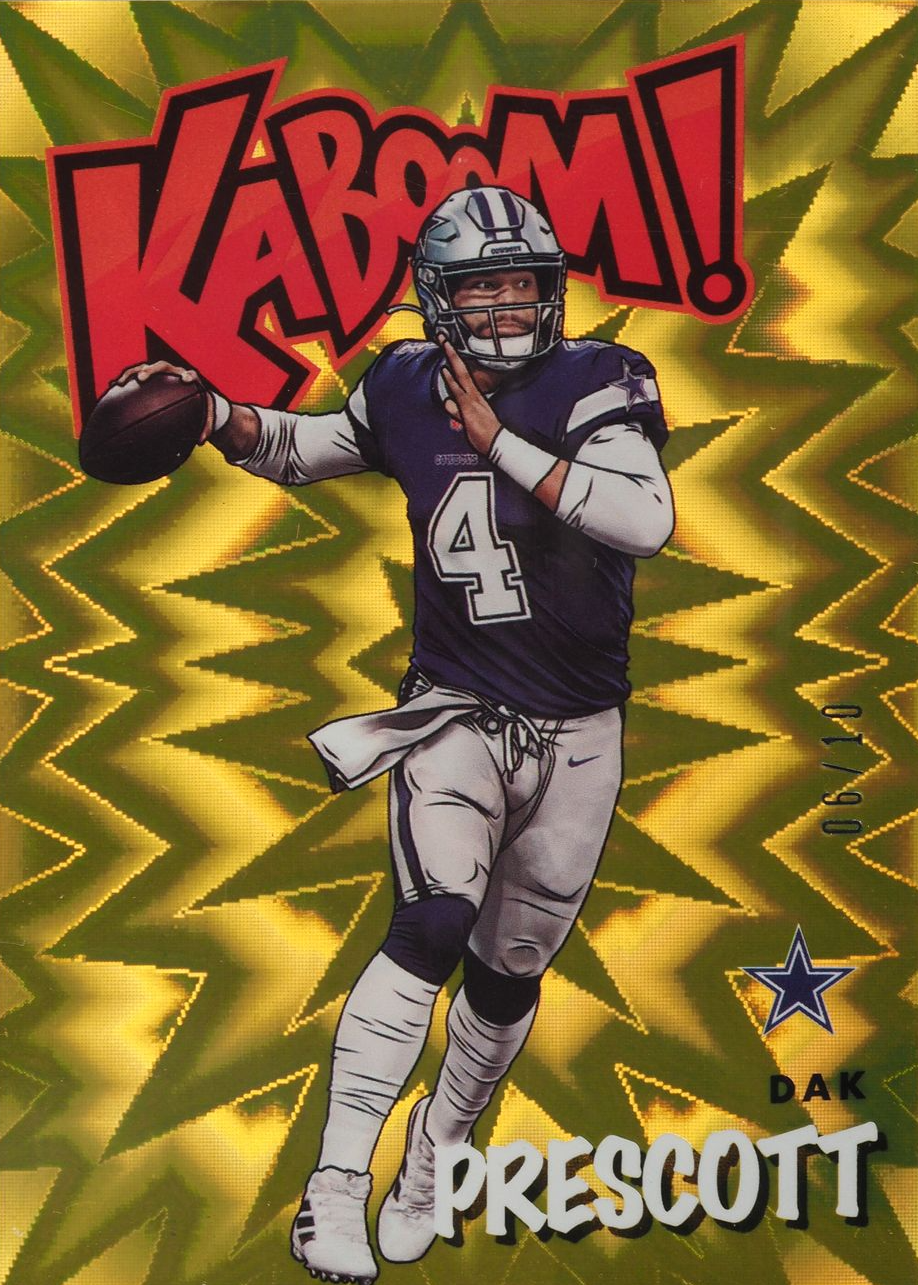 Dak Prescott 2021 Absolute #K6 Kaboom! - Gold /10 Price