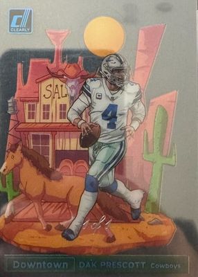 2021 Clearly Donruss #D-4 Downtown - Holo Platinum /1