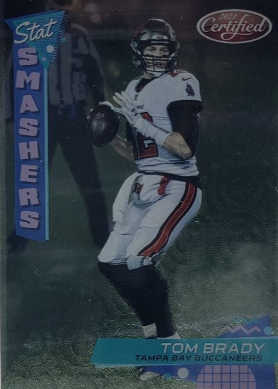 Tom Brady 2021 Certified #SS-11 Stat Smashers /(SSP) RAW