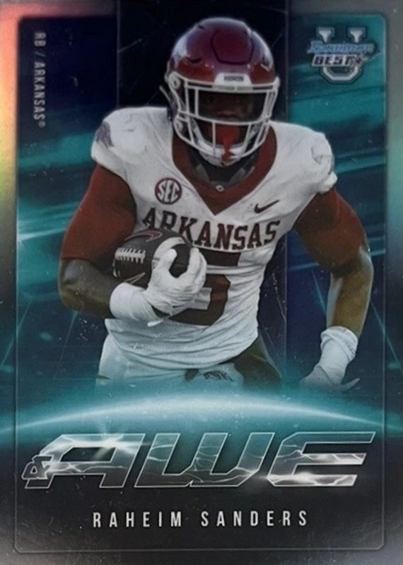 2023 Bowman Best University #SA-7 Shock & Awe /(SSP)