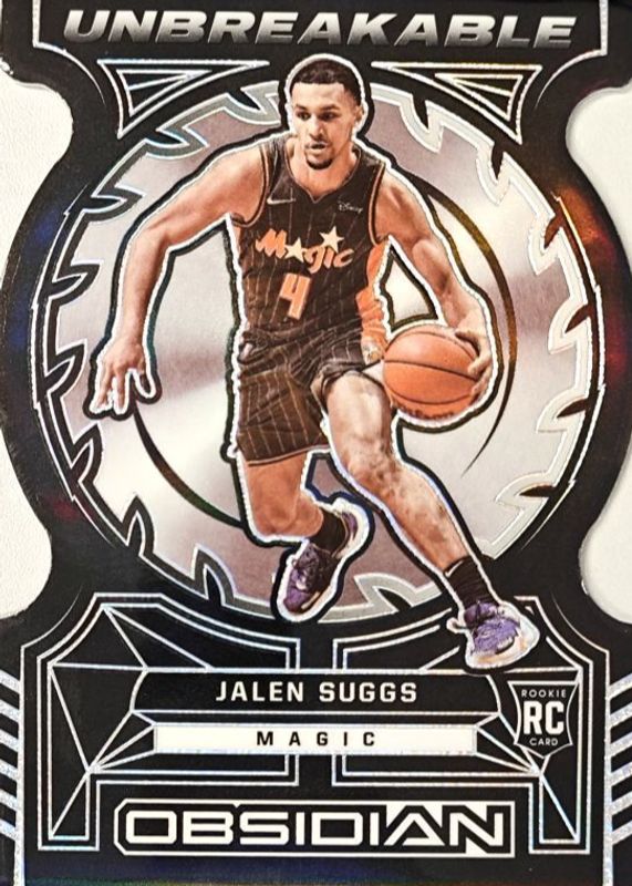 Jalen Suggs 2021 Obsidian #23 Unbreakable /(SSP) Rookie RAW