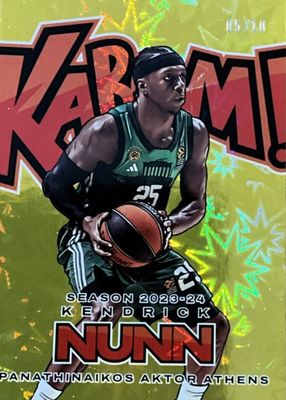 2023 Crown Royale EuroLeague #16 Kaboom! - Gold /10