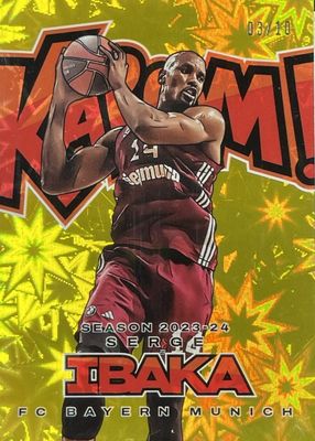 2023 Crown Royale EuroLeague #15 Kaboom! - Gold /10