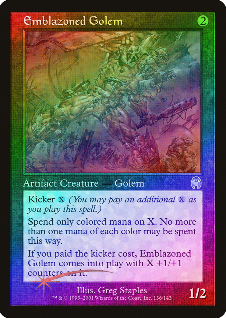 Emblazoned Golem Magic: The Gathering Cards Price Guide - Sports Card ...