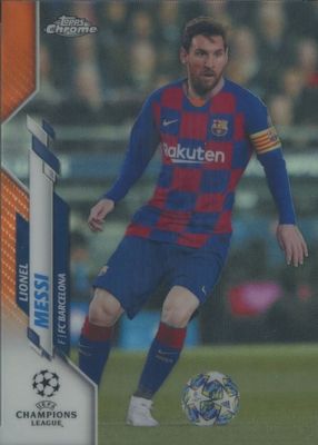 2019 Topps Chrome UEFA Champions League #1 Orange Refractor /25