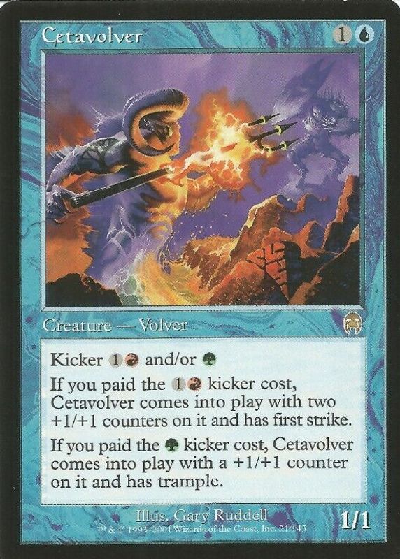 Cetavolver 2001 Apocalypse #21 Base RAW TCG (LIGHTLY PLAYED)
