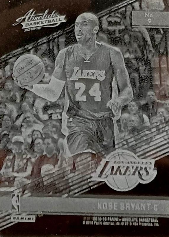 Kobe Bryant 2015 Absolute #9 Glass /(SSP) RAW