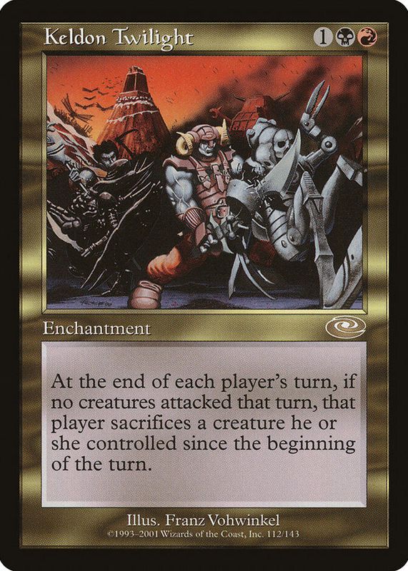 Keldon Twilight 2001 Planeshift #112 Base RAW TCG (LIGHTLY PLAYED)
