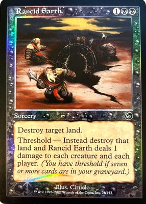 2002 Torment #78 Foil