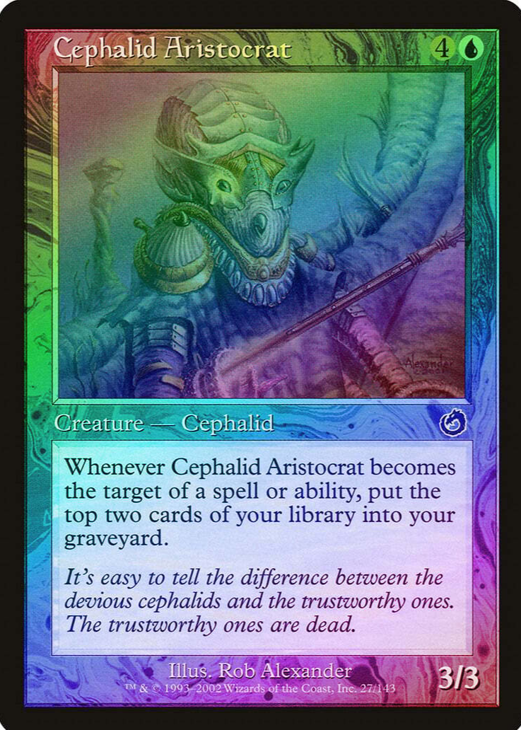 Cephalid Aristocrat Magic: The Gathering Cards Price Guide - Sports ...