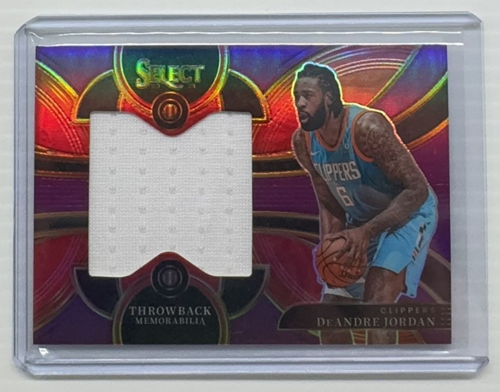 2023 Select #TM-DJ Throwback Memorabilia Purple /99