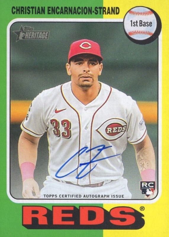 2024 Topps Heritage High Number #RROA-CE Real One Reverse Autographs