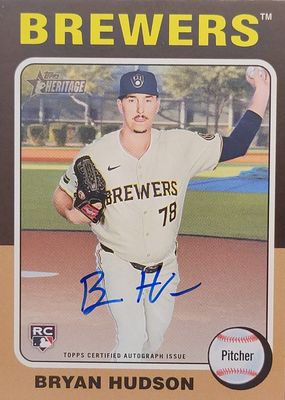 2024 Topps Heritage High Number #ROA-BH Real One Autographs
