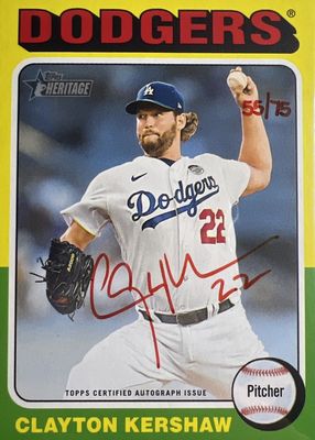 2024 Topps Heritage High Number #ROA-CK Real One Autographs - Red Ink /75