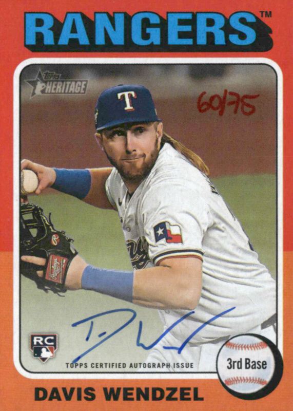 2024 Topps Heritage High Number #ROA-DW Real One Autographs - Red Ink /75