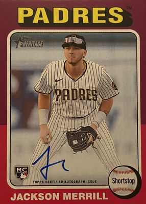2024 Topps Heritage High Number #ROA-JM Real One Autographs