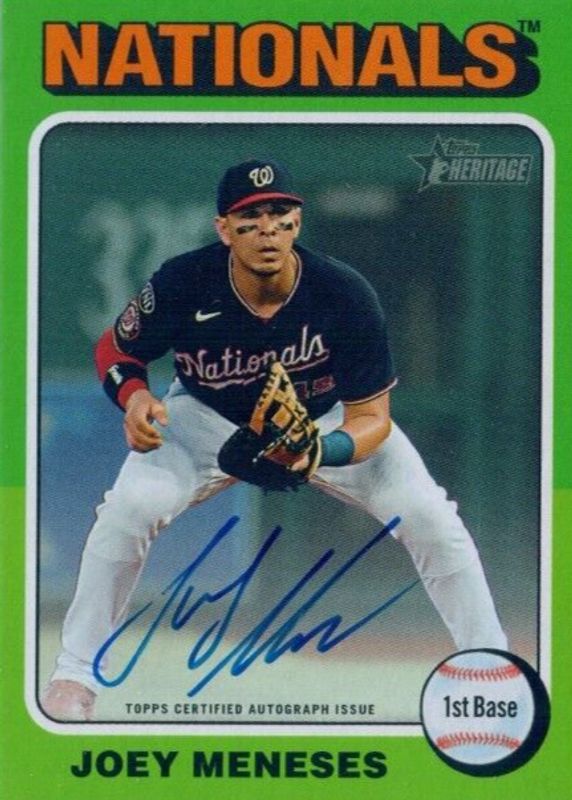 2024 Topps Heritage High Number #ROA-JME Real One Autographs