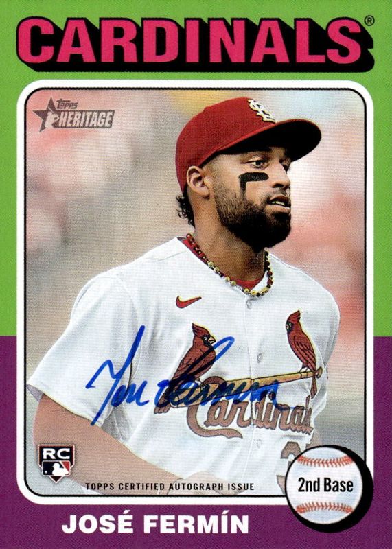 2024 Topps Heritage High Number #ROA-JF Real One Autographs (Looking Left)